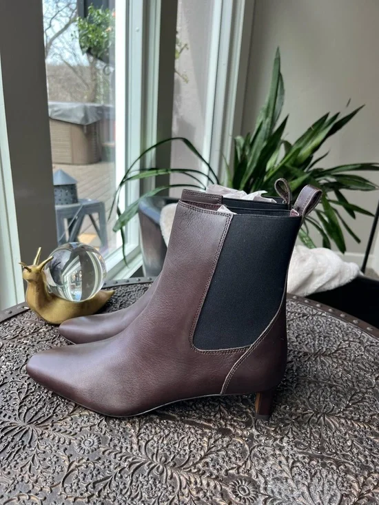 NEW MADEWELL THE DIMES CHELSEA BOOT TURKISH COFFEE 10 - Picture 5 of 6